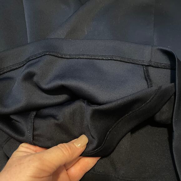 Ellen Tracy Navy Scuba Knit Sheath Dress Size 8 - Picture 6 of 7